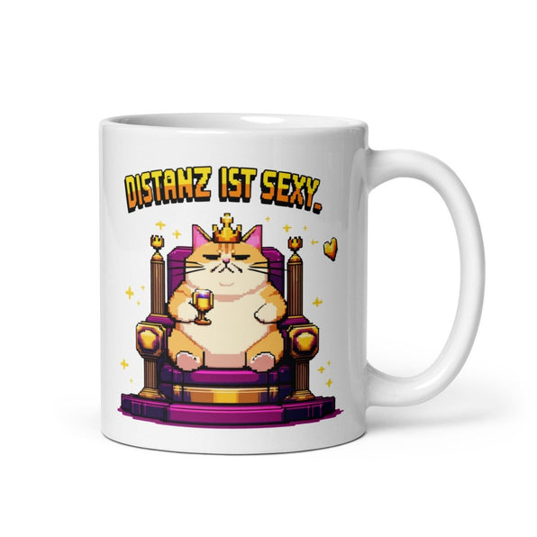 Distanz ist sexy – Katzentasse