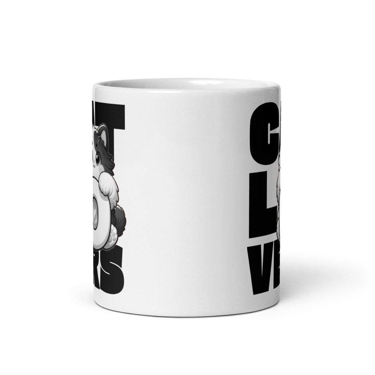 Cat Lovers Tasse – Niedliche Katze im Lettering Design für Katzenfans - Tassencat