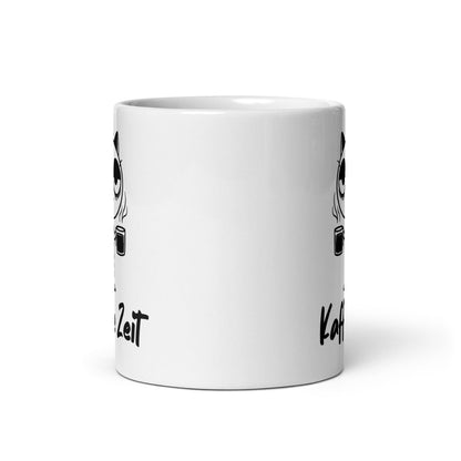 Kaffee Zeit Katze Lustig Geschenk Kaffee Humor Katzenliebhaber Morgenmuffel - Tassencat