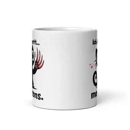 Lustige Katzen Tasse „Ich bin nett… meistens.“ – Humor Geschenkidee für Katzenliebhaber & Kollegen - Tassencat